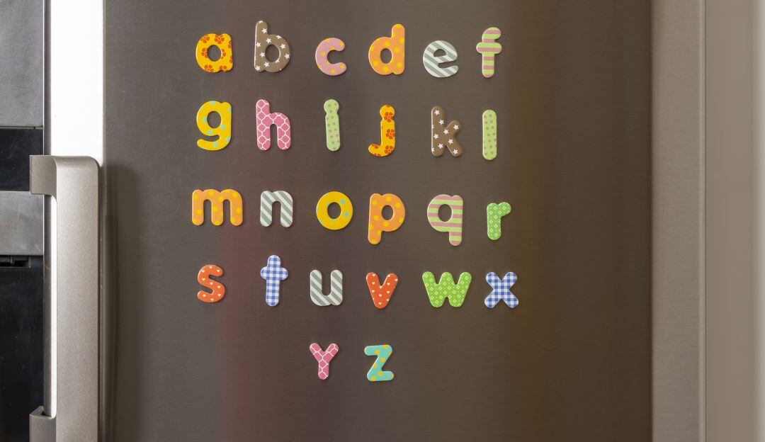 Imánes en la nevera.