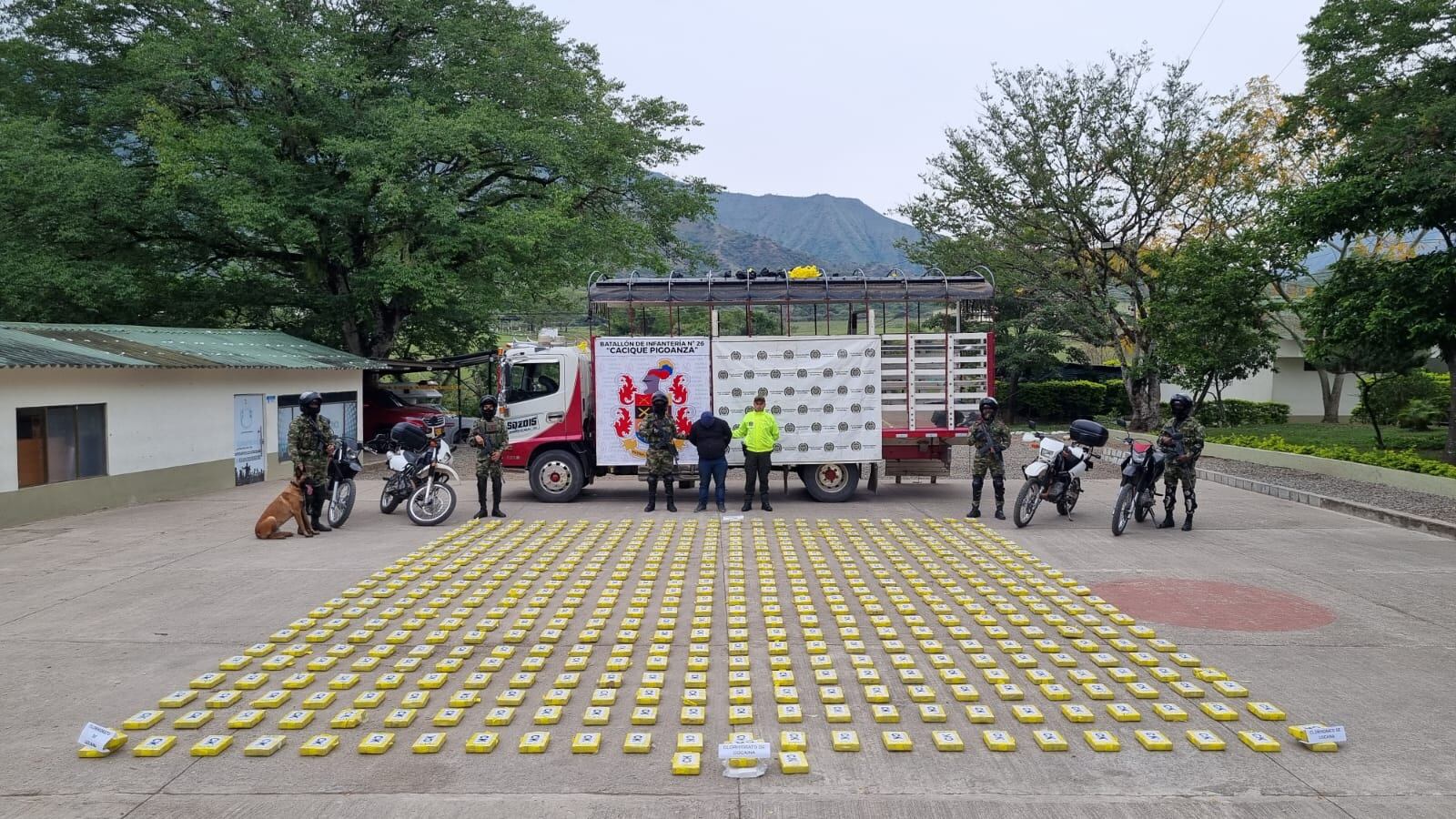 El valor de la droga en el mercado ilegal asciende a unos 6000 millones de pesos.