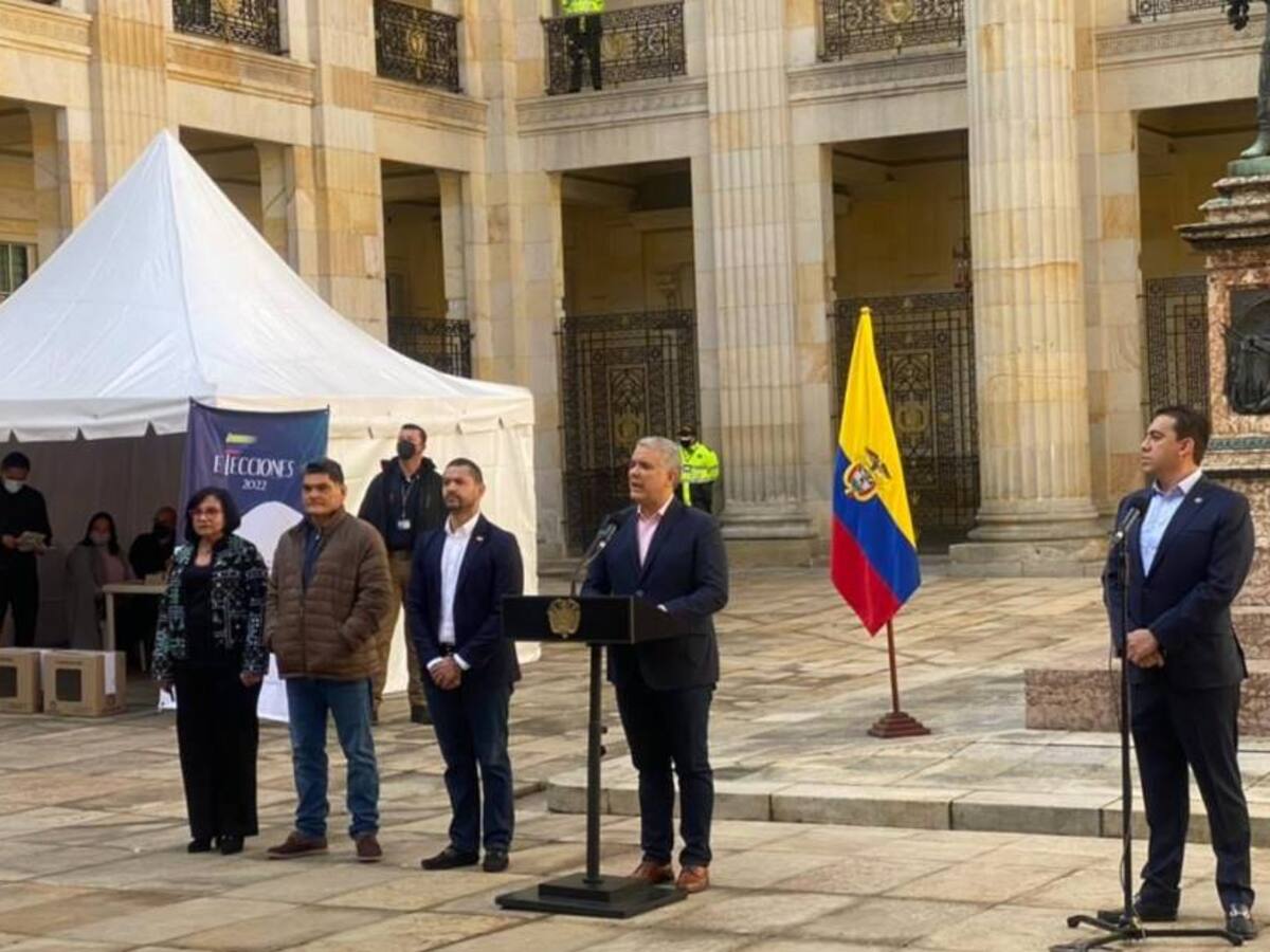 "El triunfo de la democracia también es un rechazo a la violencia”: Iván Duque