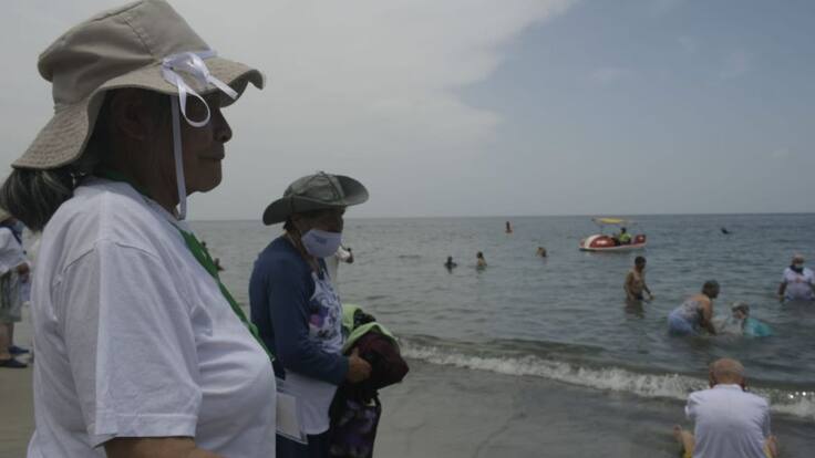 Cumpliendo el sueño de conocer el mar