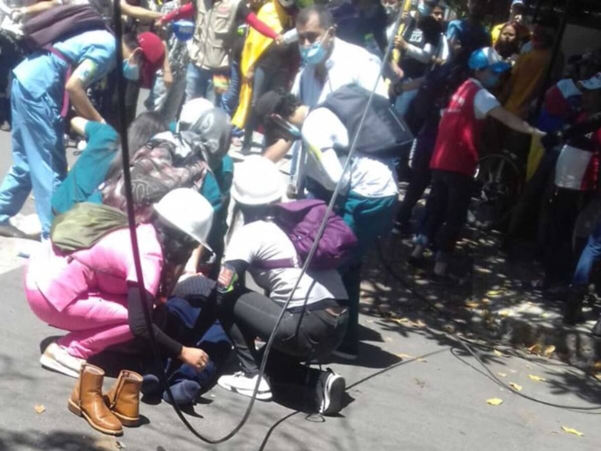 Dron de la Policía dejó una persona herida en Neiva