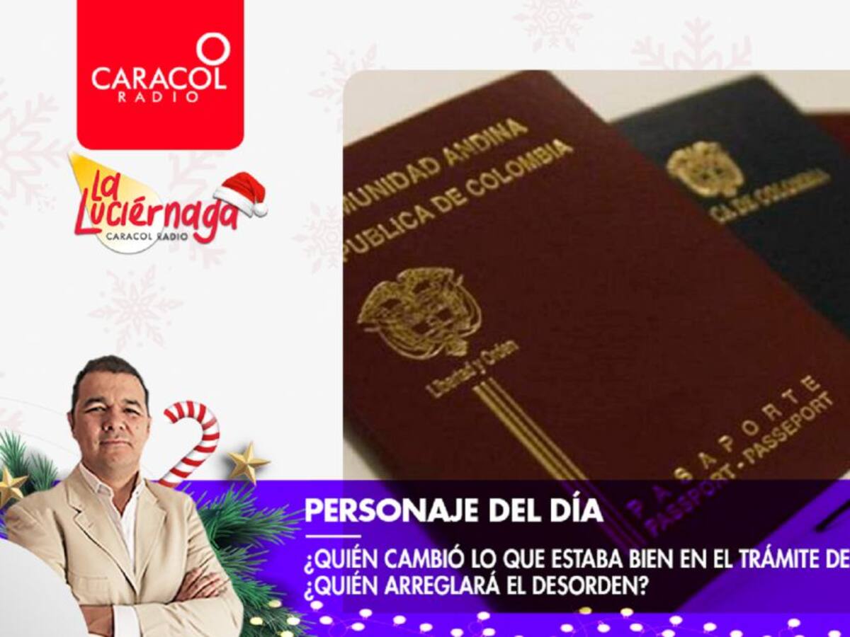¿Quién cambió lo que estaba bien en el trámite de los pasaportes?