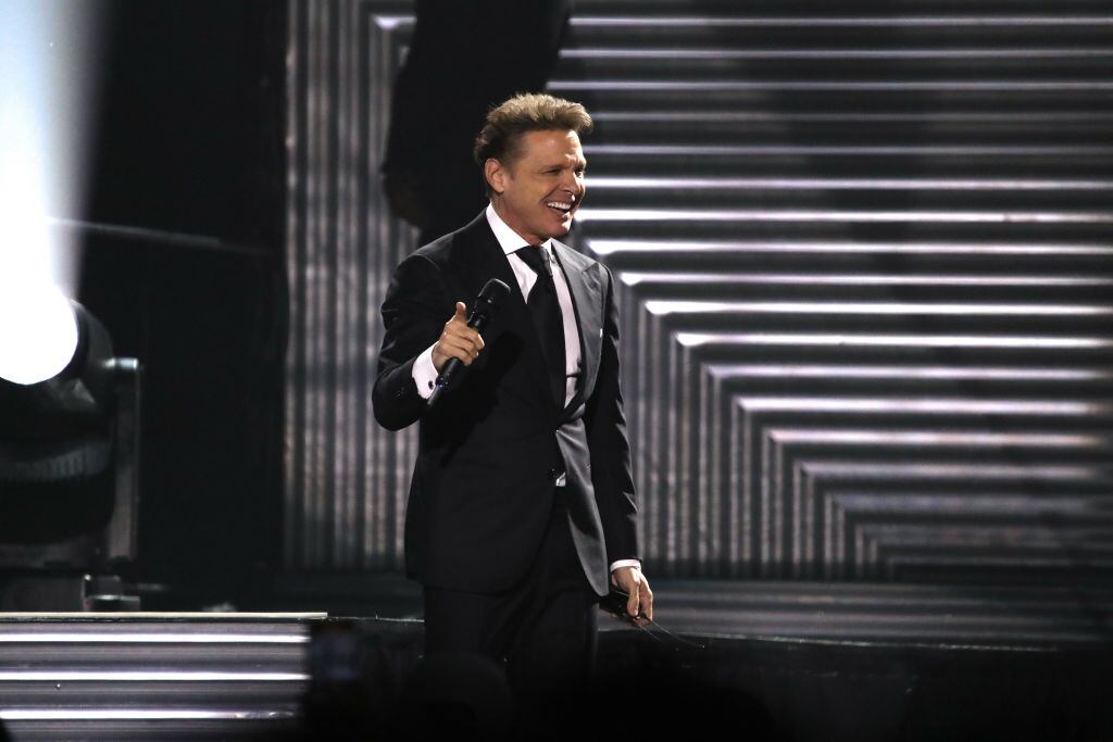 TORONTO, ONTARIO - MAY 23: Luis Miguel performs at Scotiabank Arena on May 23, 2024 in Toronto, Ontario. (Photo by Jeremychanphotography/Getty Images)