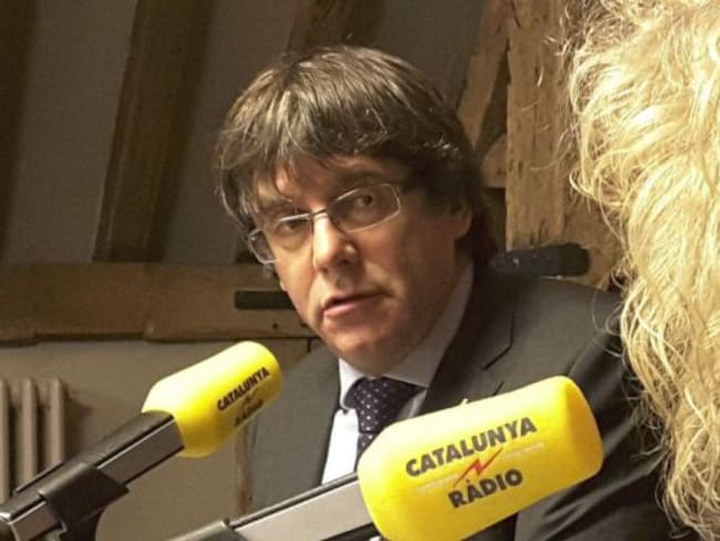 El expresidente Puigdemont entrevistado desde Bélgica