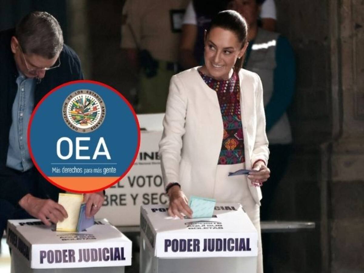 México rechaza observaciones de la OEA frente a la elección judicial