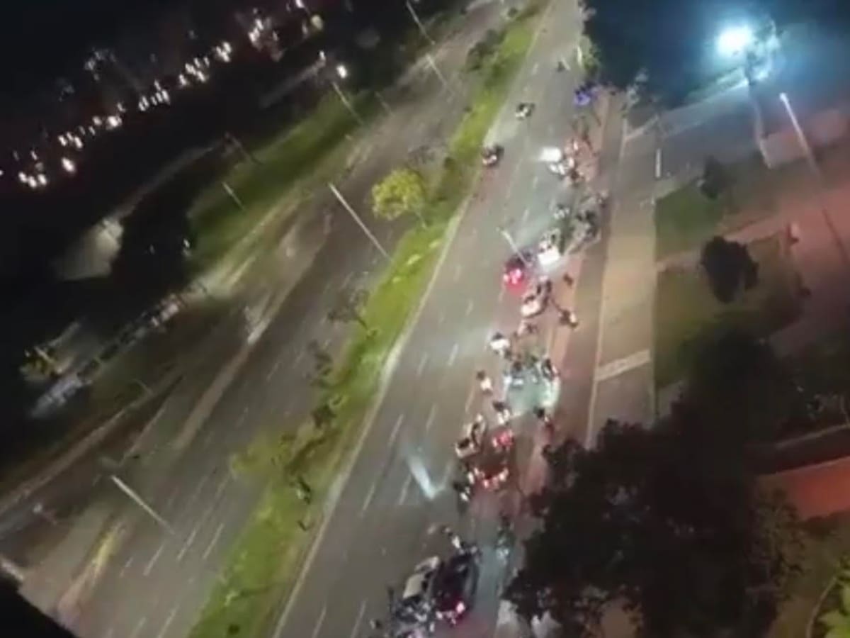Ciudadanos denuncian piques ilegales en la Av. Boyacá con 170 en Bogotá