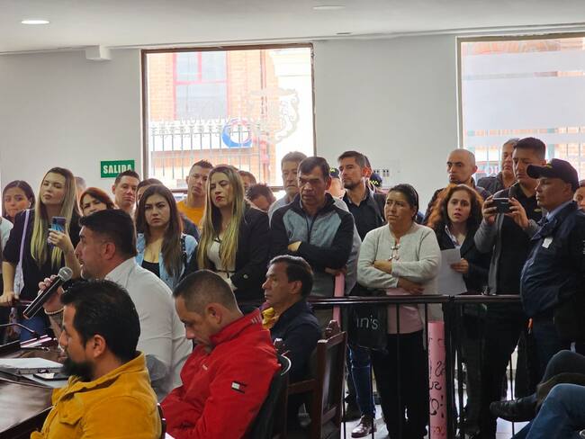 Protestan en el Concejo de Pasto. | Foto: Caracol Radio