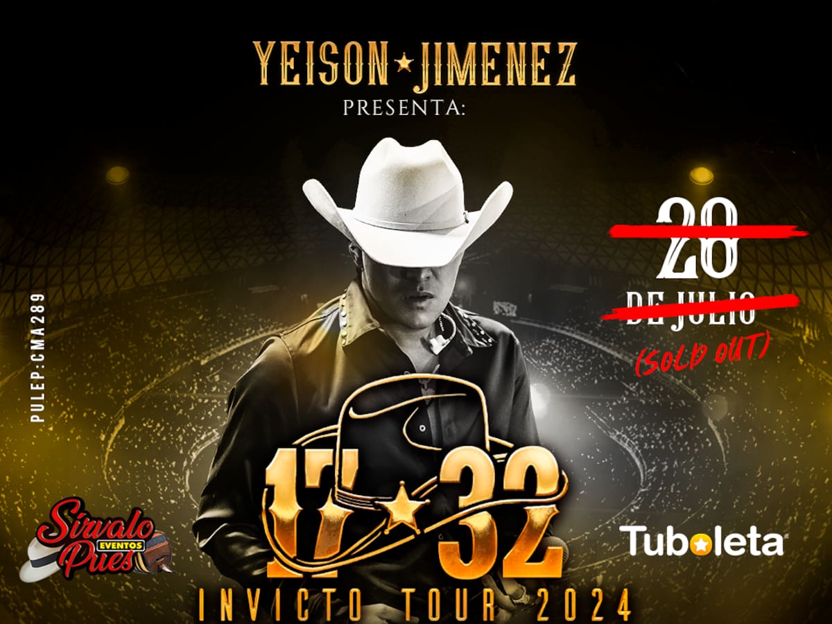 Yeison Jiménez hace historia: logra 2 movistar arena en tiempo record