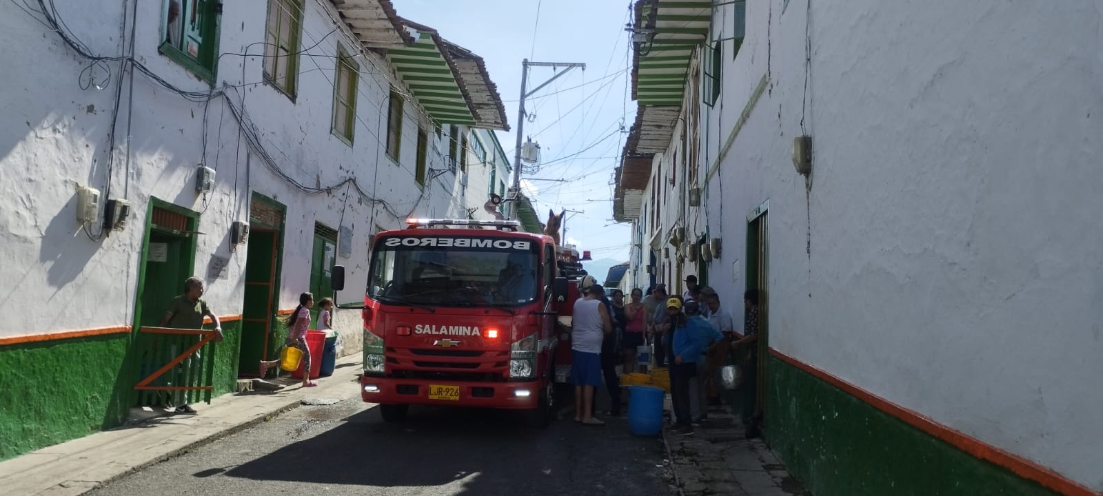 Foto: Cuerpo de bomberos de Salamina, Caldas.
