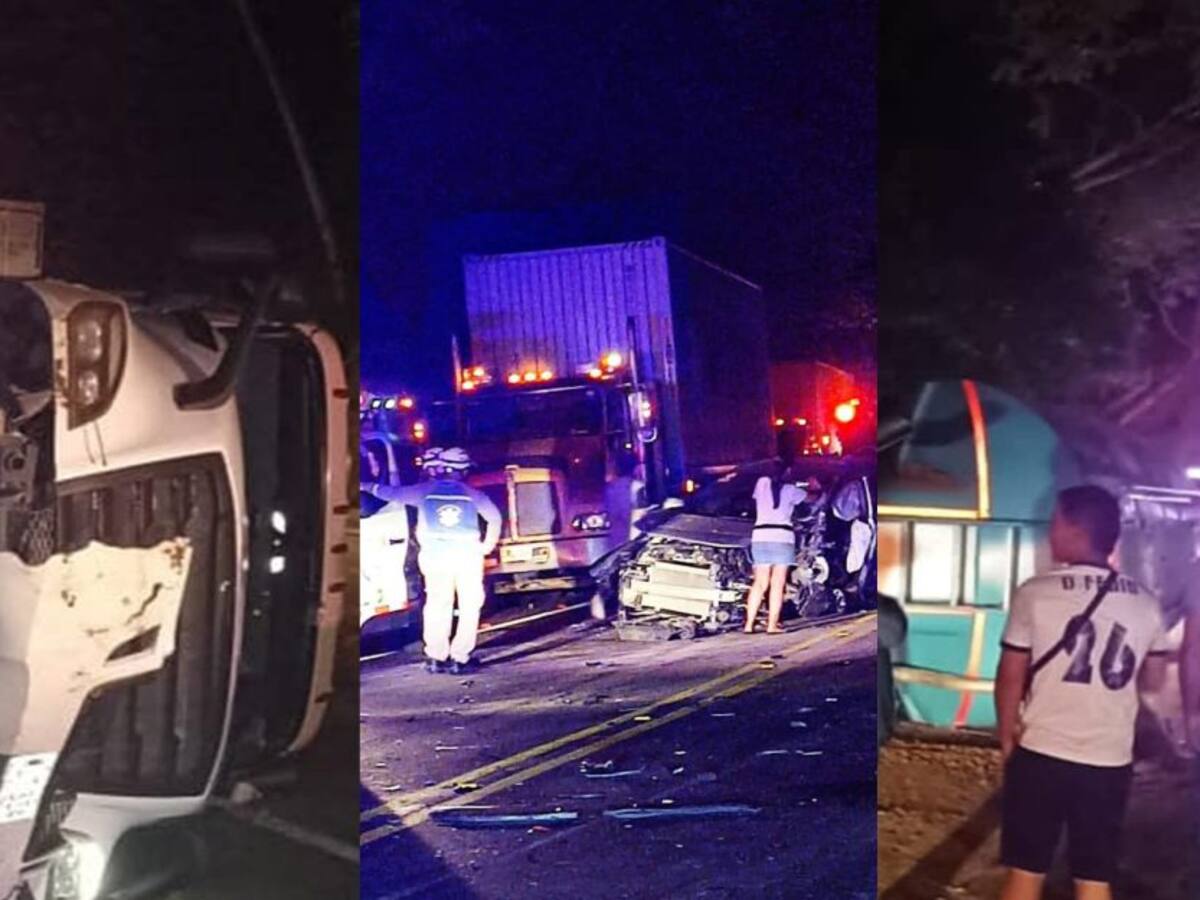 Delcy Isaza resultó ilesa tras aparatoso accidente de tránsito en el Tolima