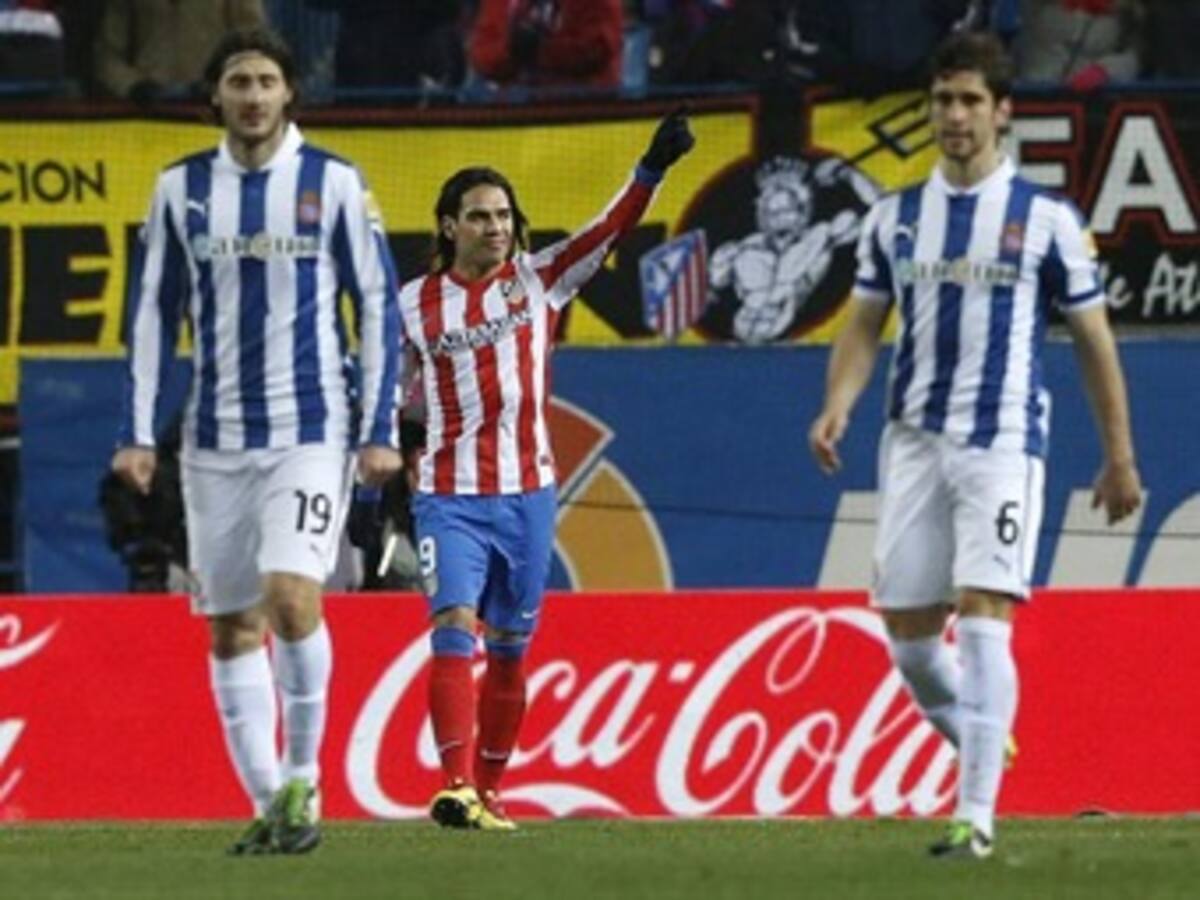 Falcao de nuevo le da el triunfo al Atlético, esta vez frente al Espanyol
