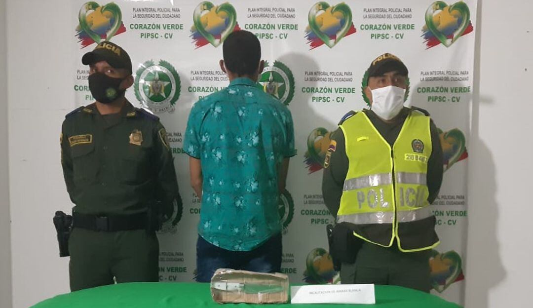 Captura de hombre en Aranzazu, Caldas.