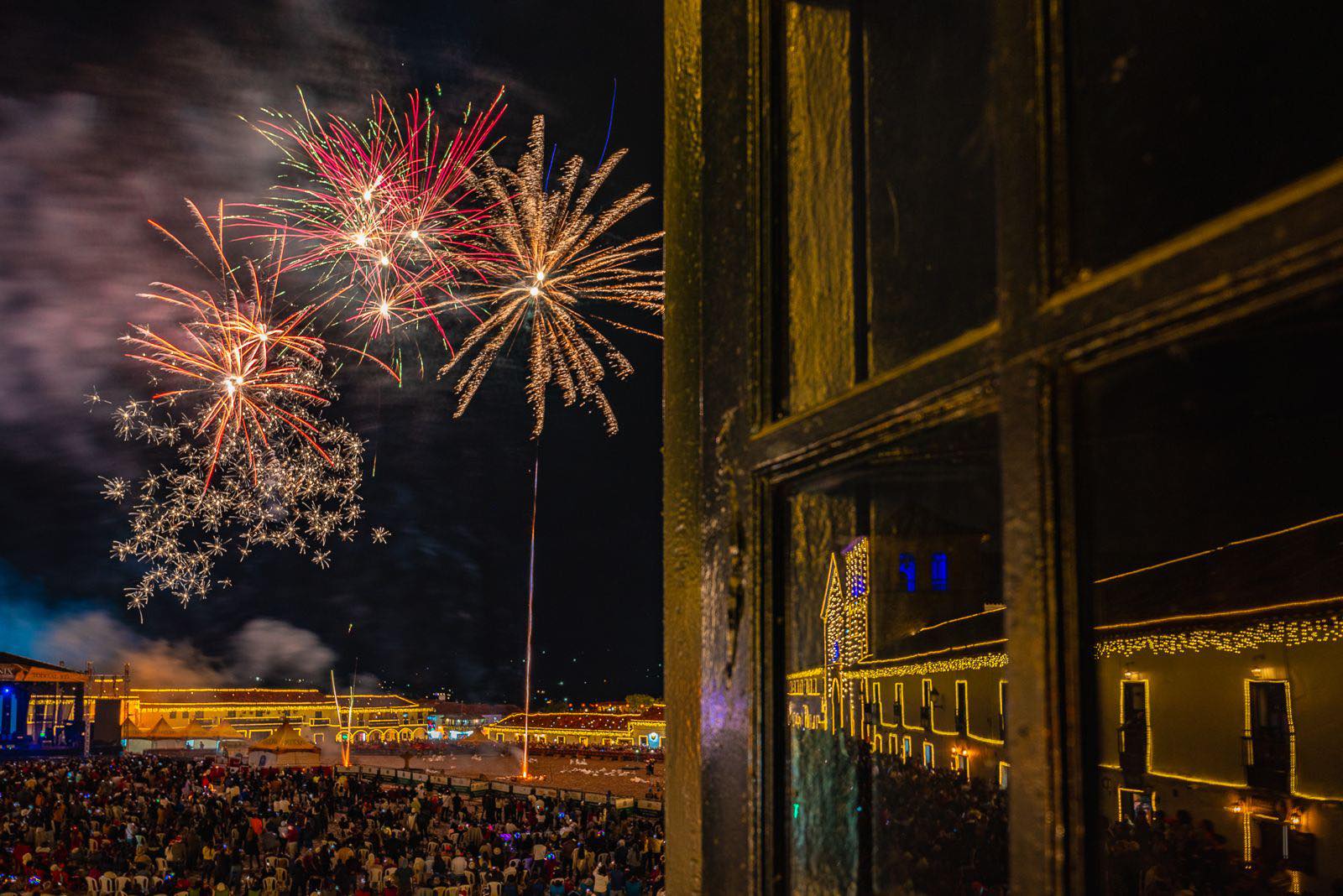 Además del show pirotécnico habrá presentación con drones.