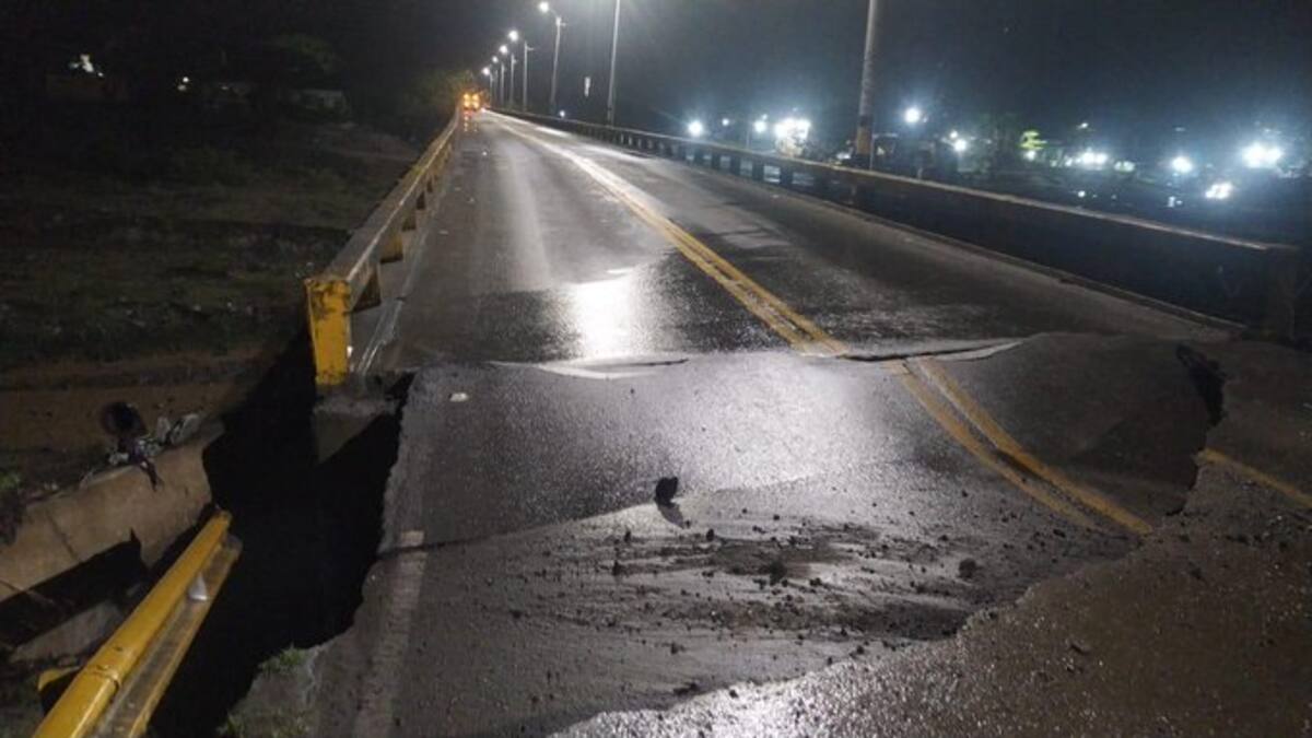 Por caída del puente Tonusco, habilitaron el viejo puente de Santa Fe de Antioquia