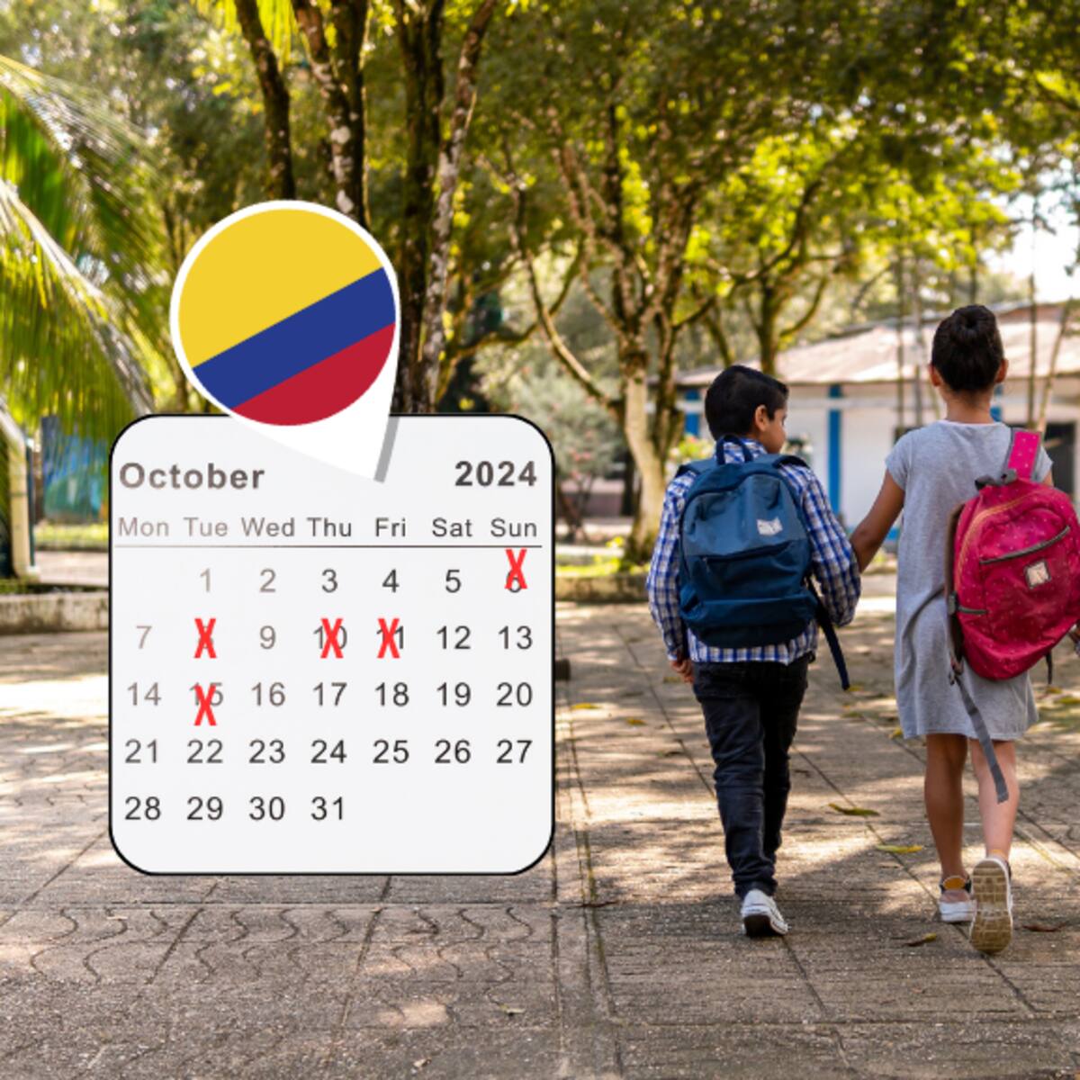 Receso escolar: ¿Cuándo son las vacaciones de octubre en Pereira, Cali, Santander y más?