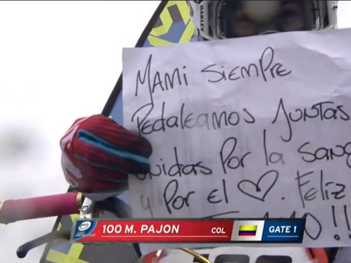 Mariana Pajón dijo ¡Feliz Día Mamá! desde la distancia