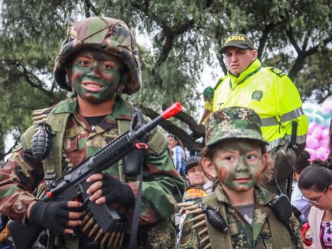 Así se vivió el desfile militar en Bogotá