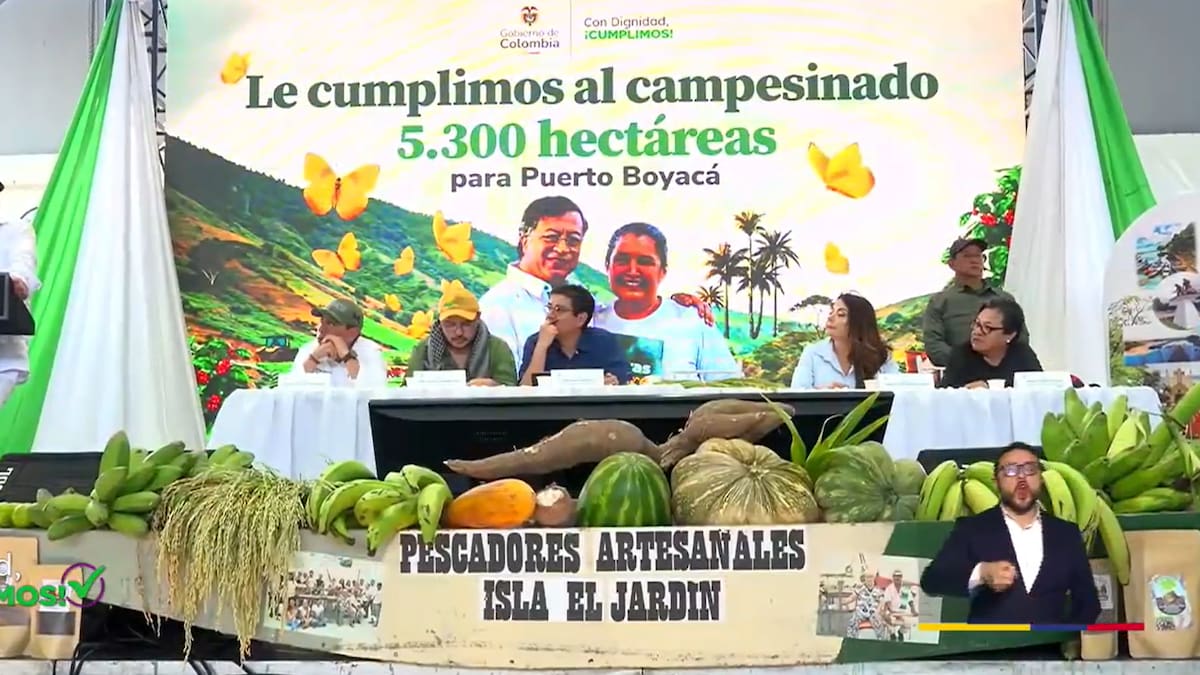 Gobierno entregará más de 5.300 hectáreas a campesinos en Puerto Boyacá