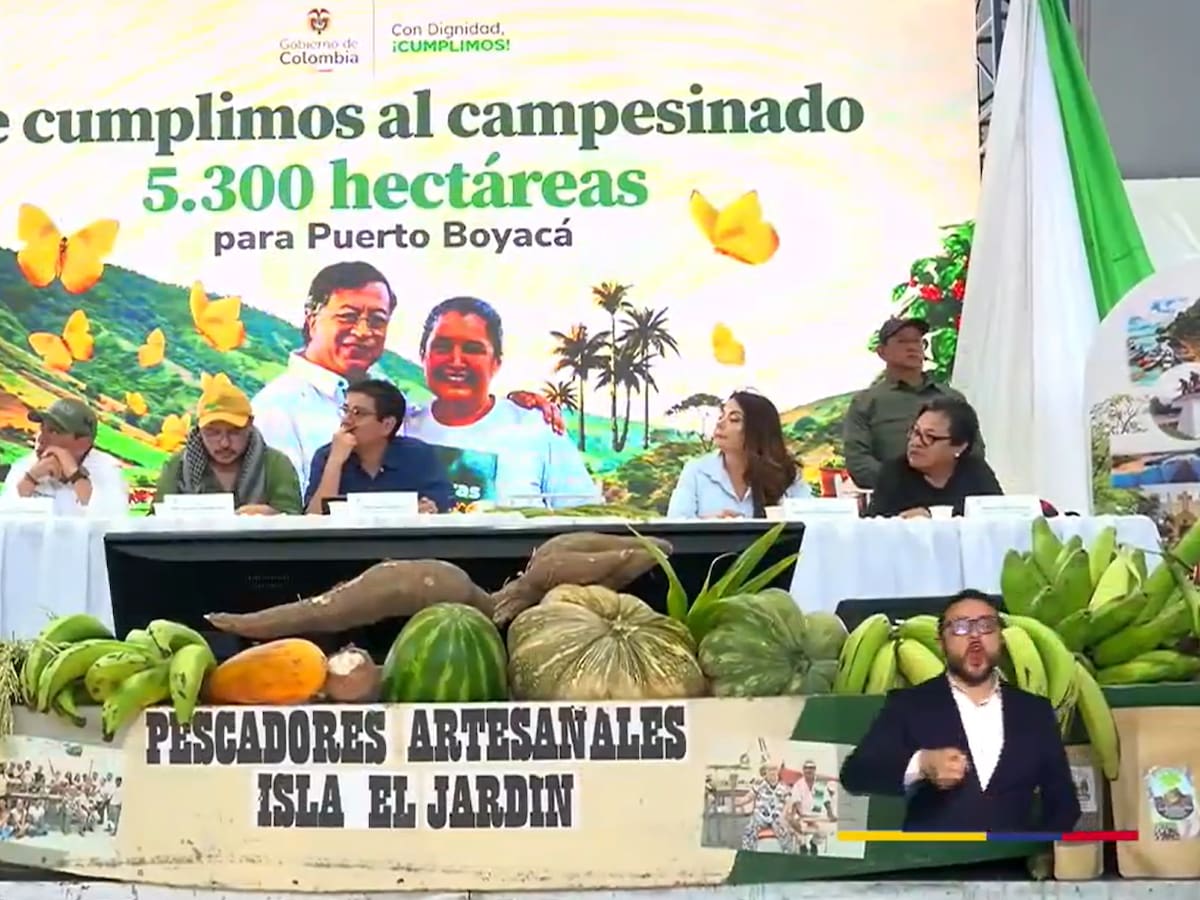 Gobierno entregará más de 5.300 hectáreas a campesinos en Puerto Boyacá