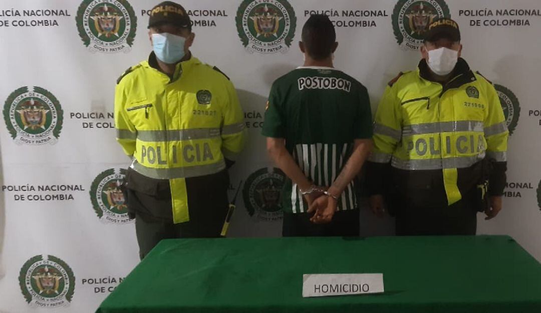 Capturado por el delito de homicidio