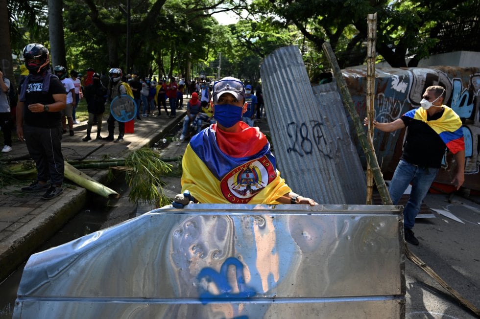La atención de las protestas se centró en Cali, barrios como Siloé y Calipso. Pero también en Puerto resistencia el corazón de las manifestaciones en Colombia.  
