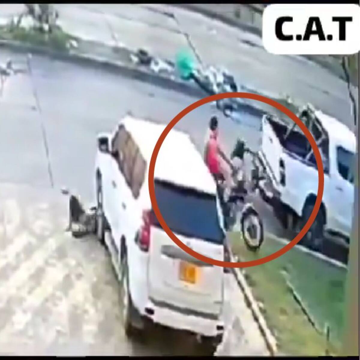 Video: sicario se accidentó cuando intentó cometer el delito en Barrancabermeja