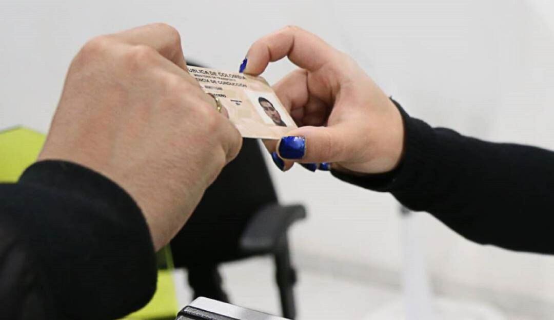 Licencia de conducción en Colombia.
