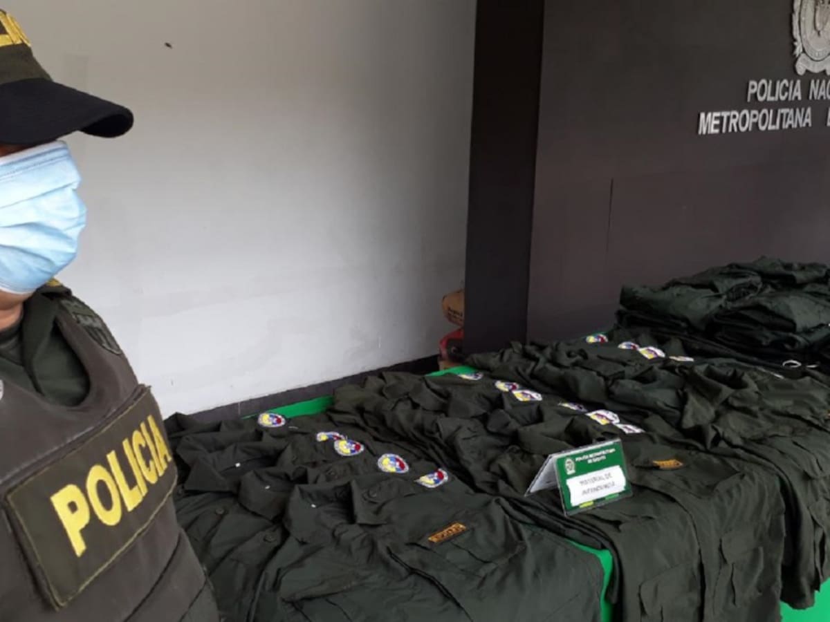 Incautan uniformes de las disidencias en Cúcuta