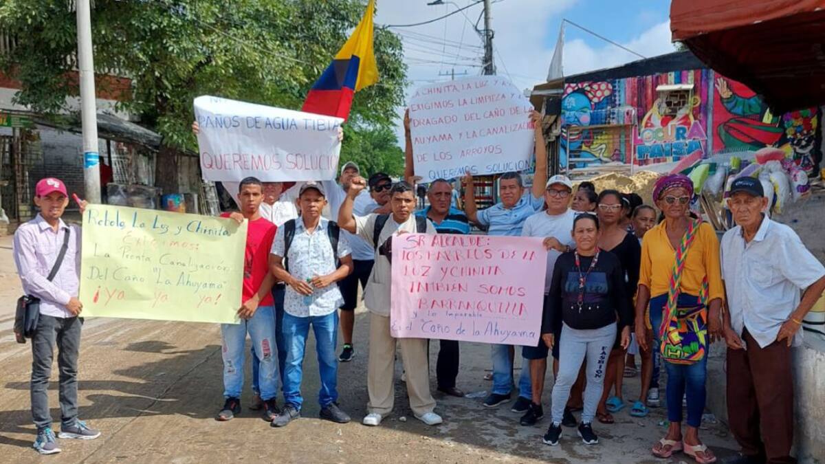 Damnificados del suroriente de Barranquilla protestaron para exigir obras