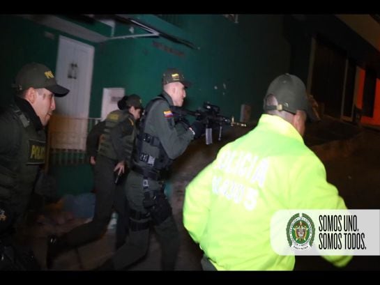 Operativos de allanamiento de la Policía Nacional
