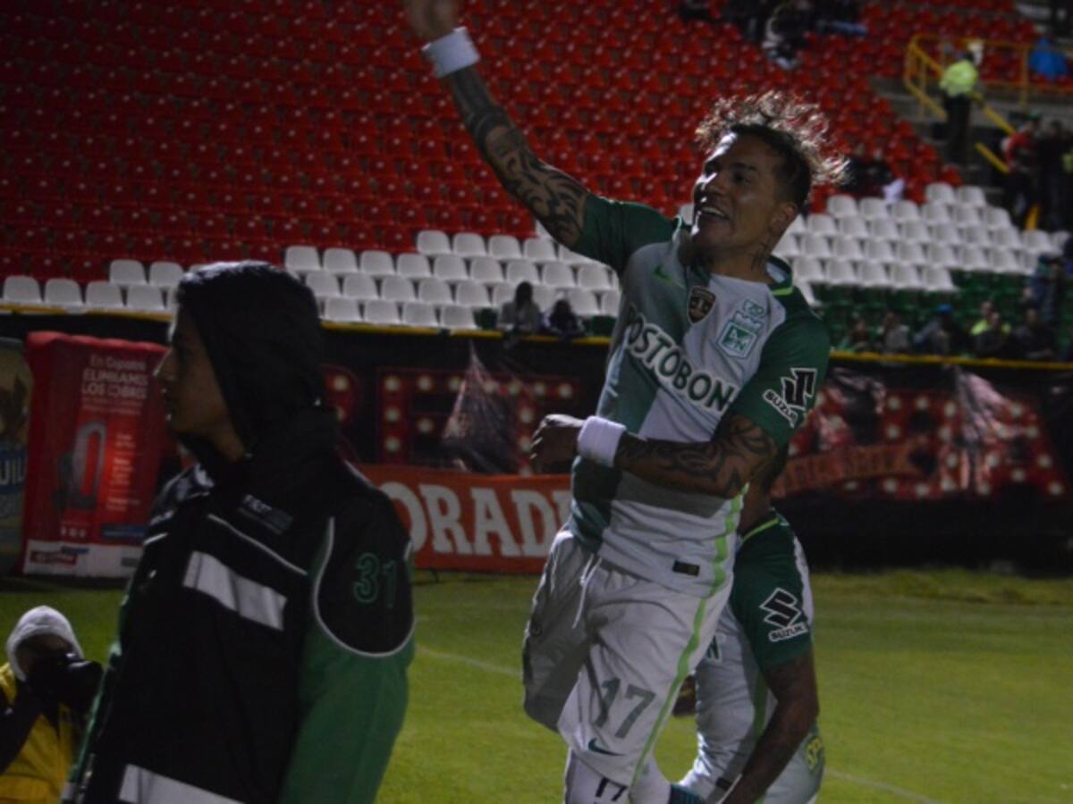 Atlético Nacional goleó a Patriotas y alcanzó el liderato de la Liga Águila