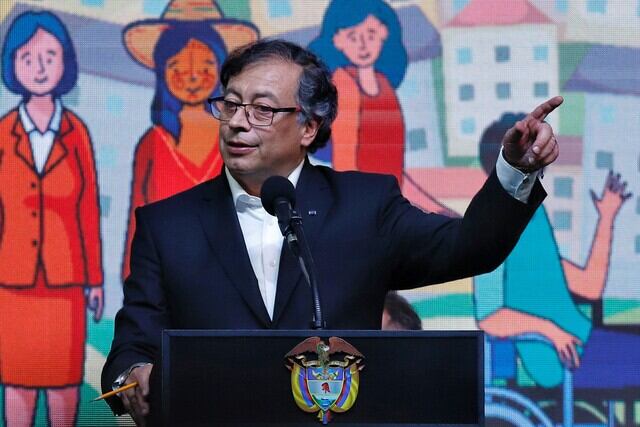 Presidente Gustavo Petro. Foto: (Colprensa- Camila Diaz)