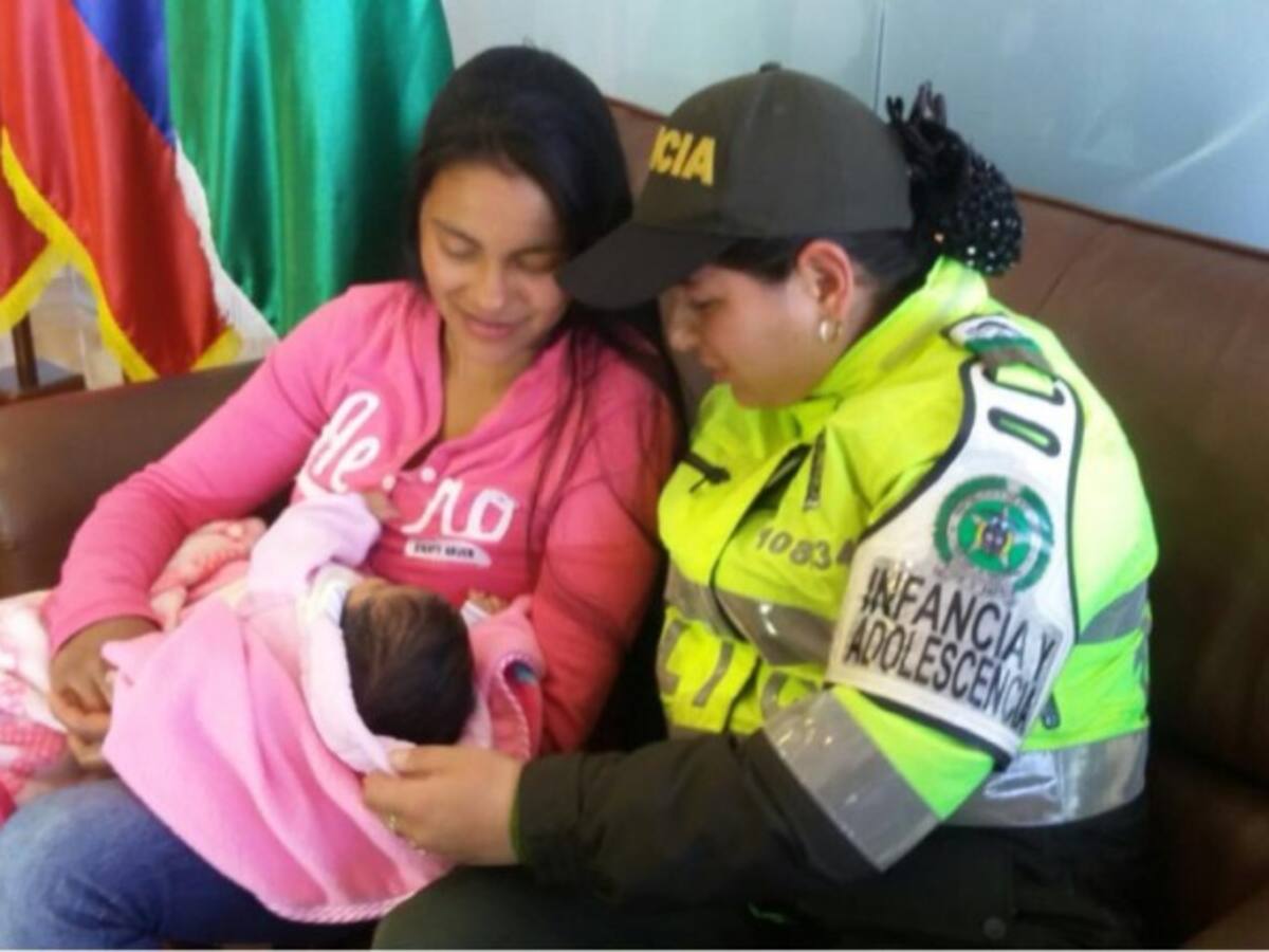 Fue rescatada bebé que había sido raptada por un familiar en Chiquinquirá