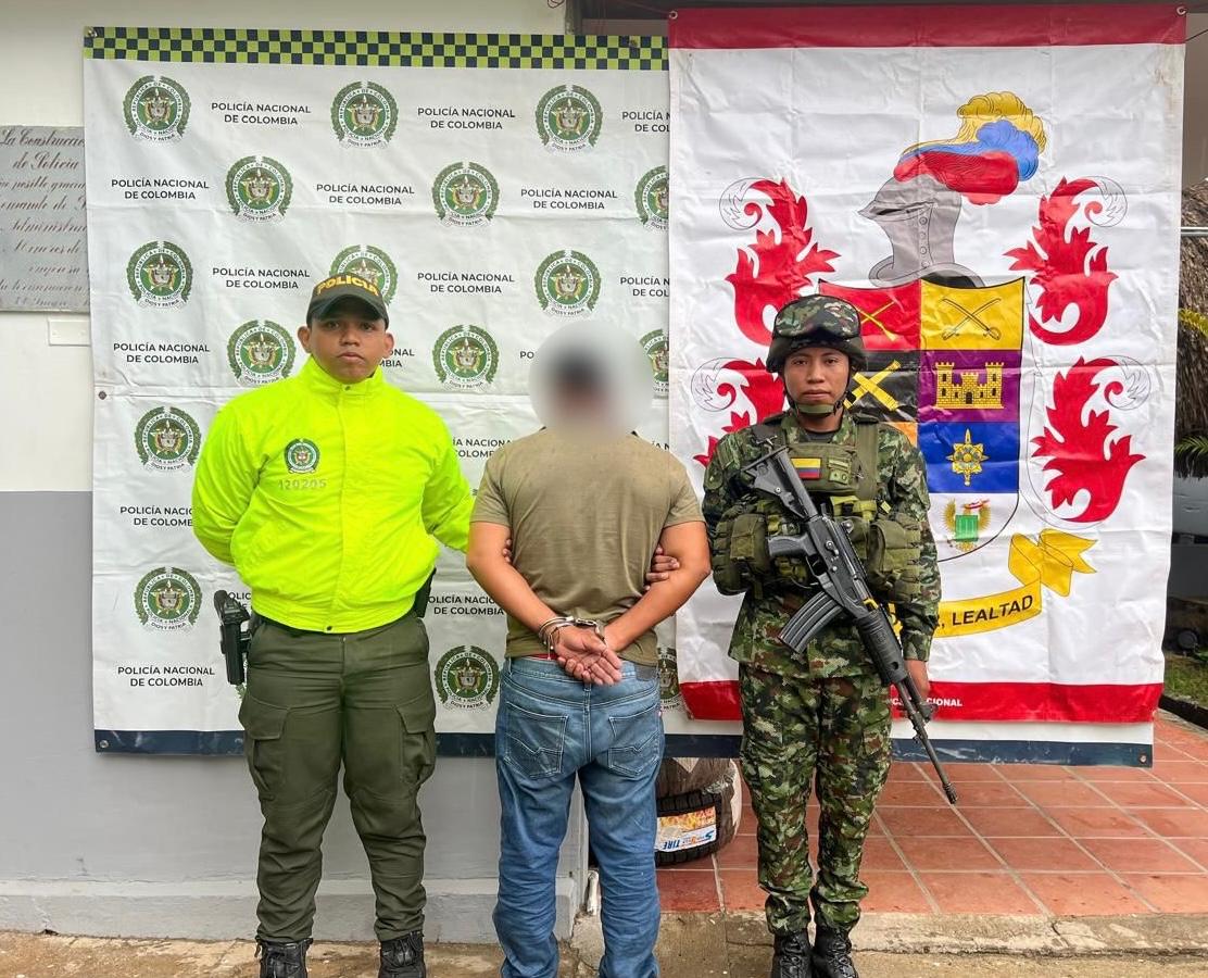 Alias Julio presunto integrante del Clan del Golfo- foto Brigada 11 del Ejército
