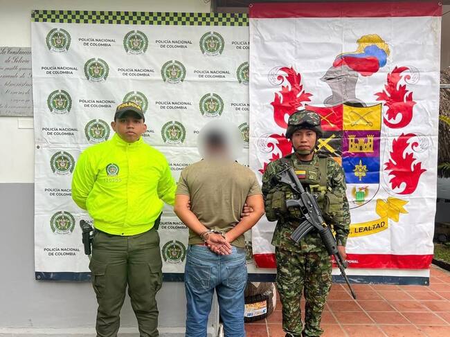 Alias Julio presunto integrante del Clan del Golfo- foto Brigada 11 del Ejército