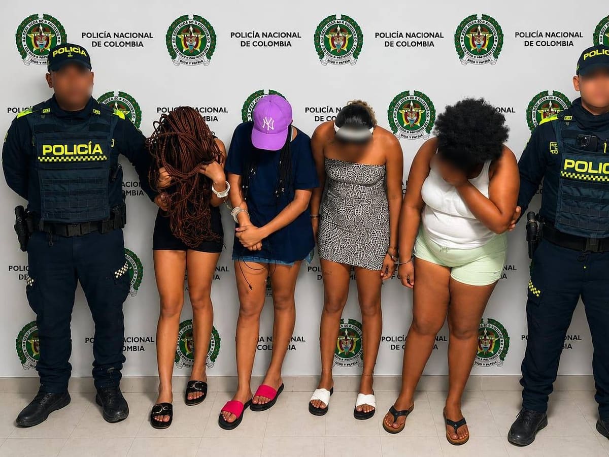 Capturan a cuatro mujeres señaladas de robar joyas de oro en zonas turísticas de Cartagena