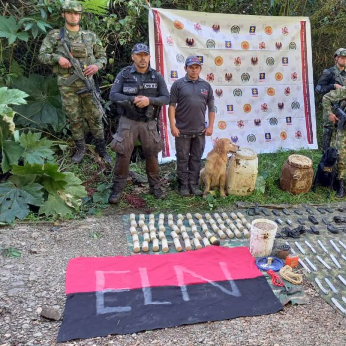 Ejército de Caldas ubicó deposito ilegal del ELN en Antioquia