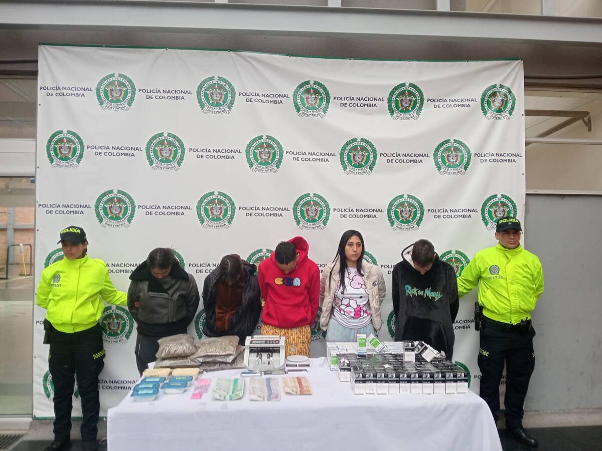 Desmantelan banda ´Los Químicos´, dedicada al tráfico de drogas sintéticas en Bogotá