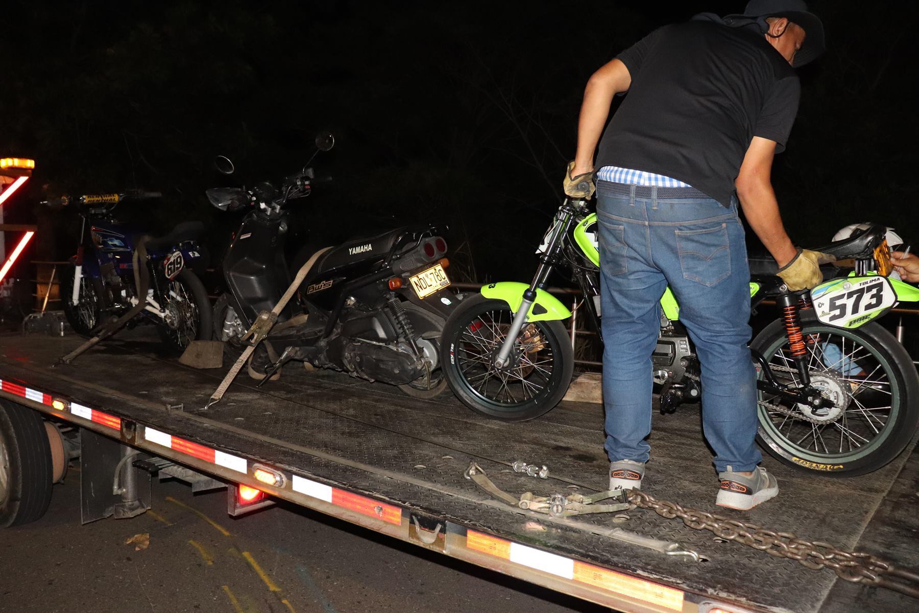 Motocicletas inmovilizadas en Ibagué