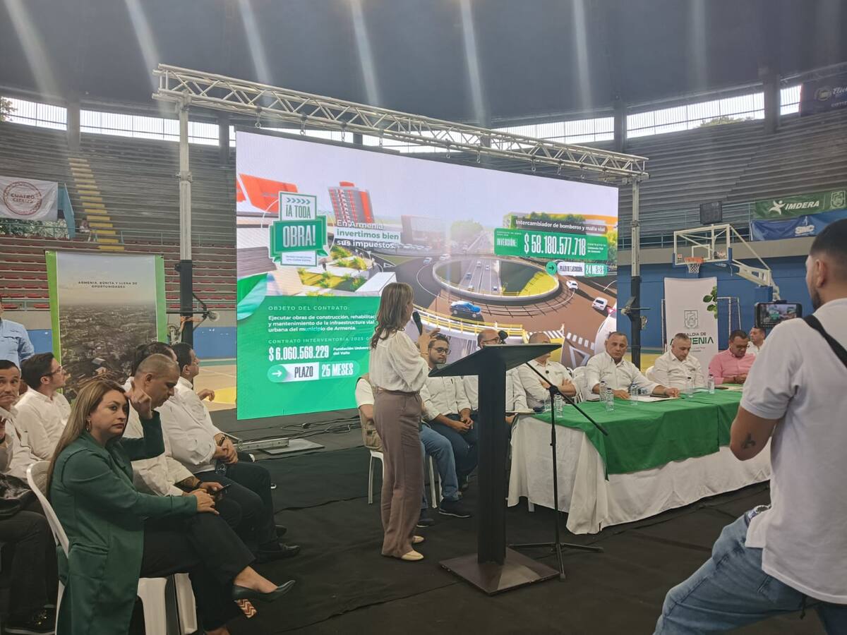 Atención: inician cierres parciales hoy por obras del intercambiador de bomberos en Armenia