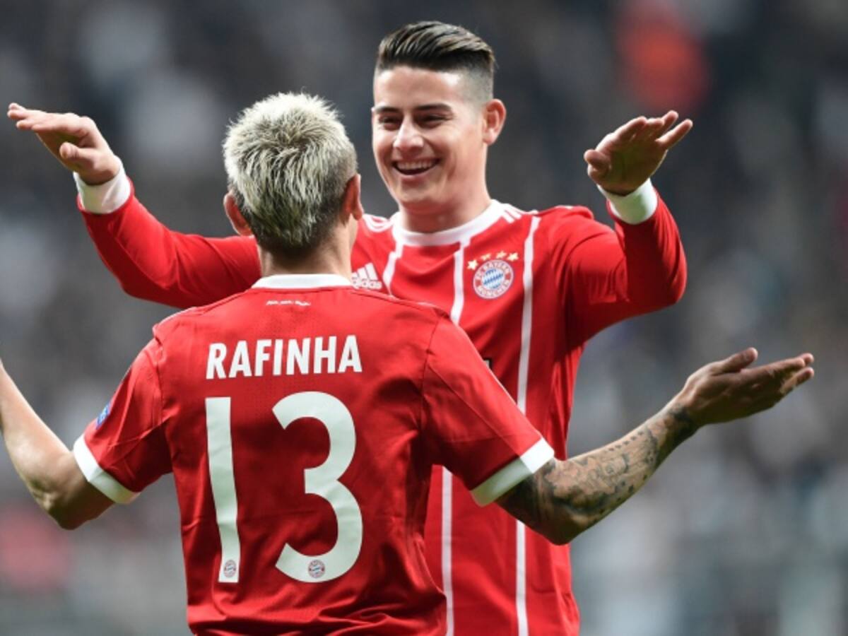 James reaparece en la clasificación del Bayern a los cuartos de final