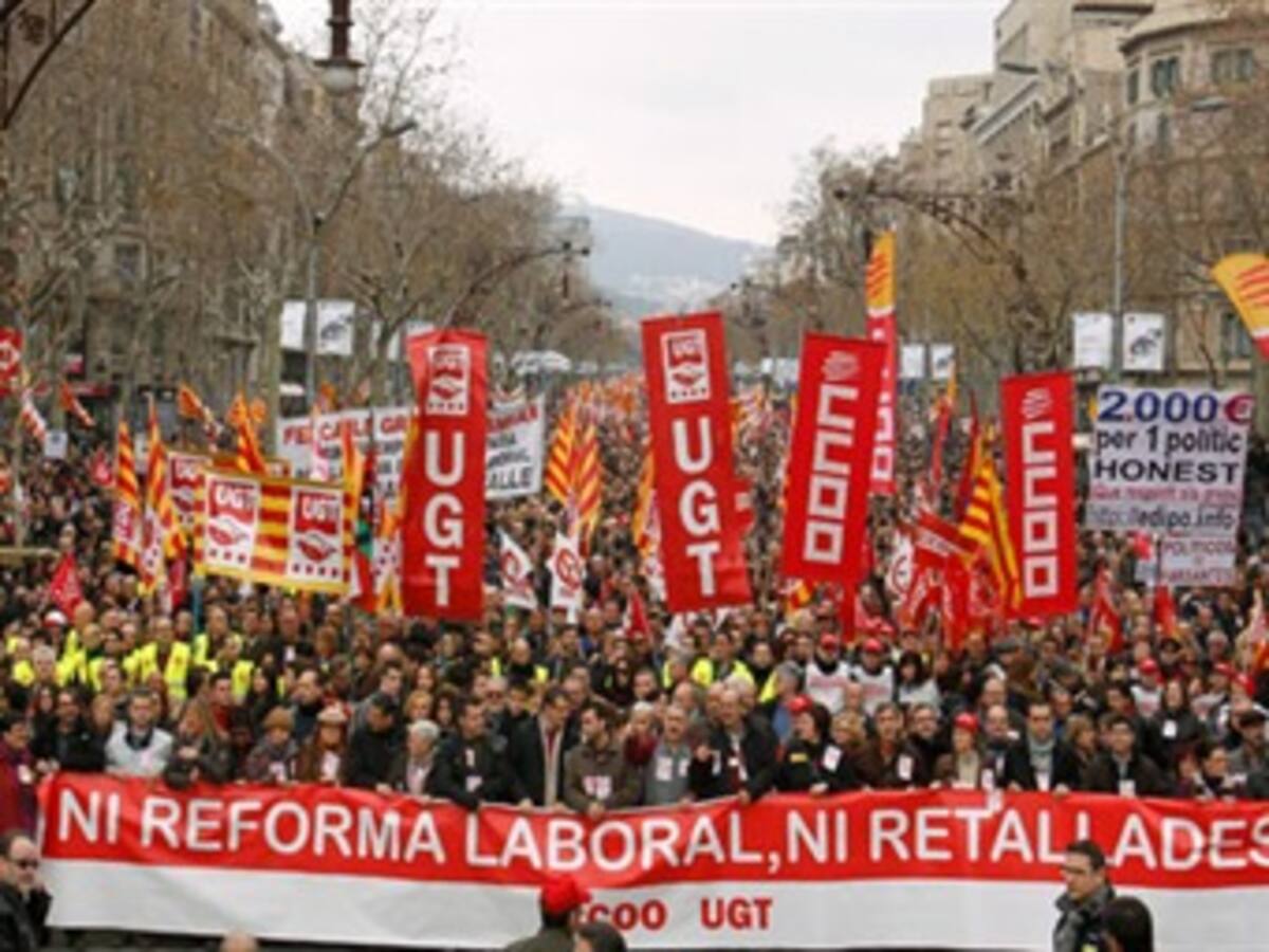 Arranca en España la segunda huelga general en 2012 y novena de la democracia