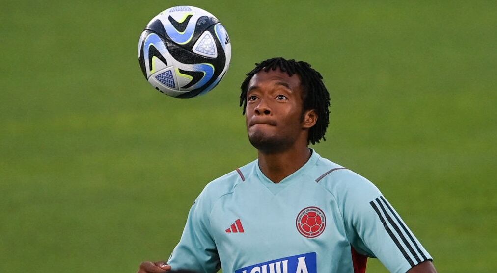 Juan Guillermo Cuadrado, futbolista de la Selección Colombia (Photo by JUAN BARRETO/AFP via Getty Images)