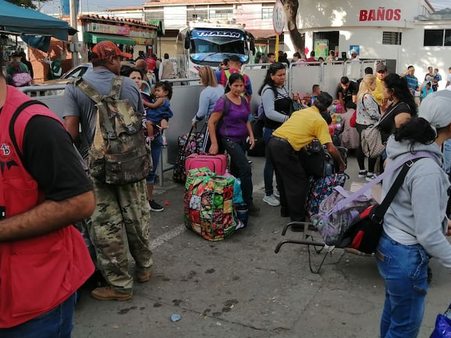 Venezolanos en el interior de Colombia son los que están viajando a Cúcuta