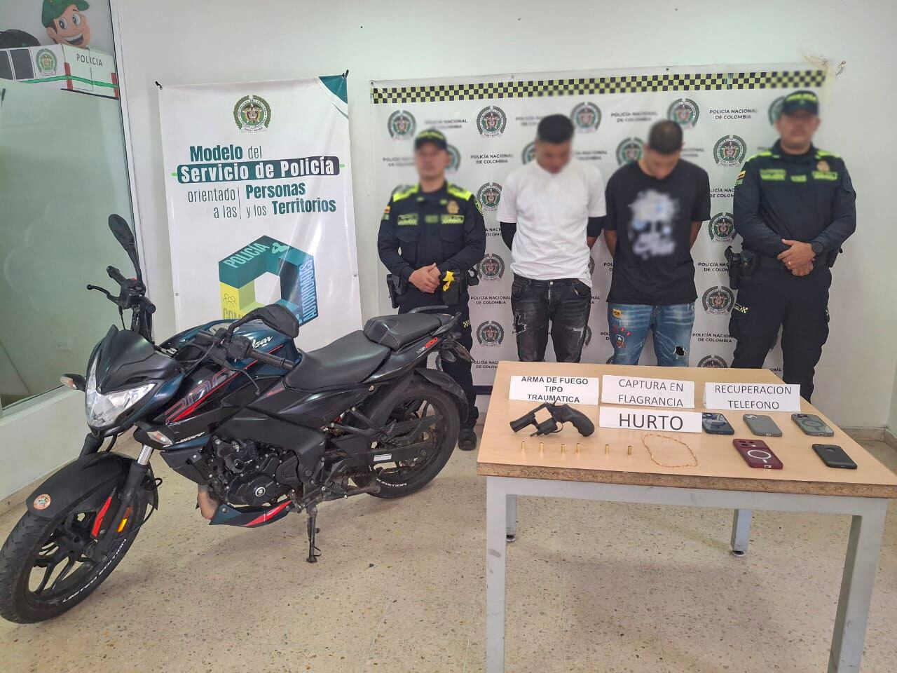 Fotografía suministrada: Policía Metropolitana