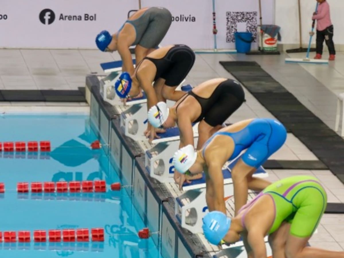 Colombia campeona de natación de carreras en la Copa Pacífico y Julio Maglione en Bolivia