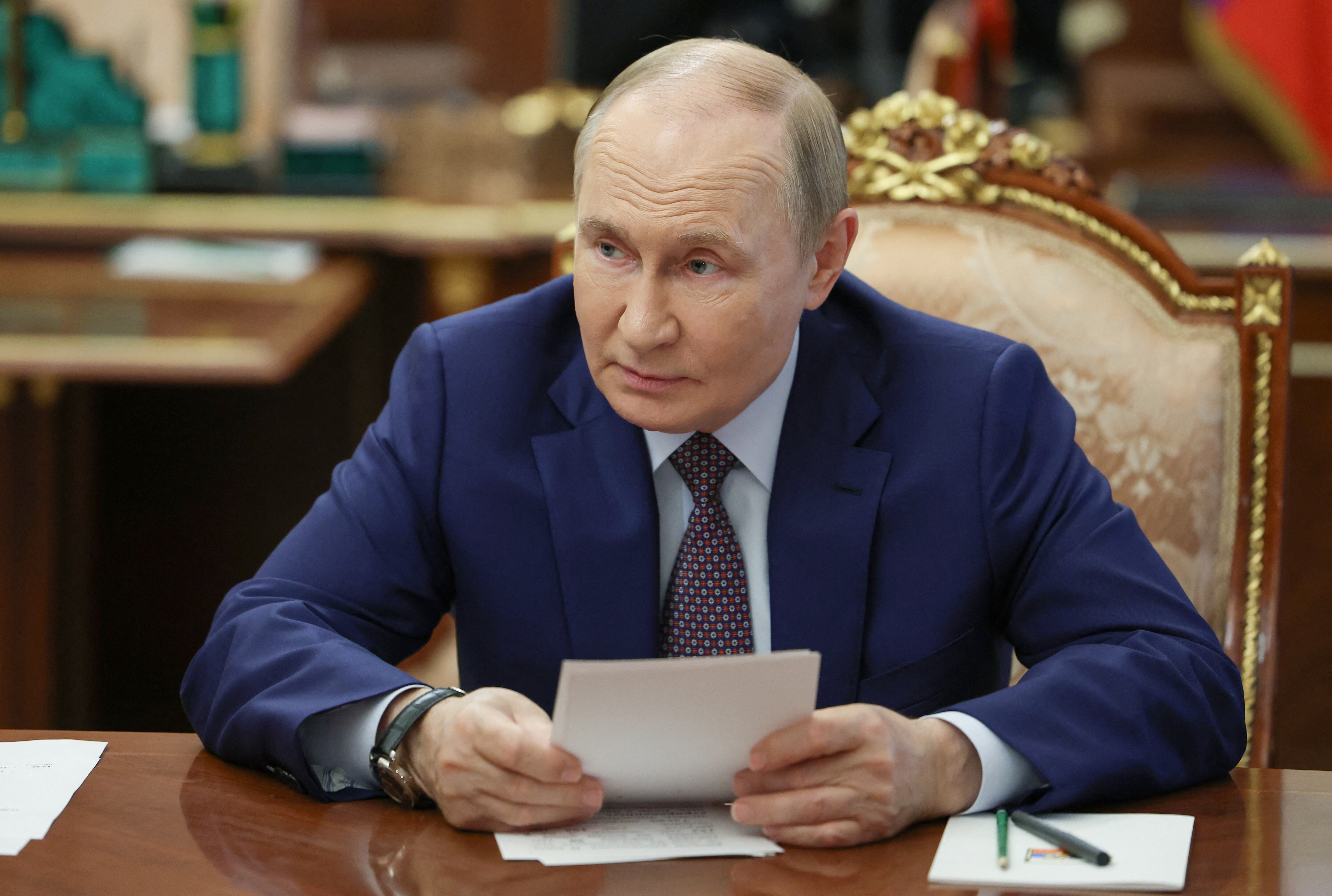 Vladimir Putin, presidente de Rusia. Foto: VYACHESLAV PROKOFIEV/POOL/AFP via Getty Images