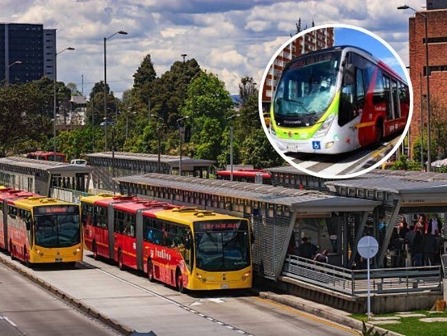 Nueva ruta de Transmilenio en Bogotá Foto: Getty Images y Transmilenio