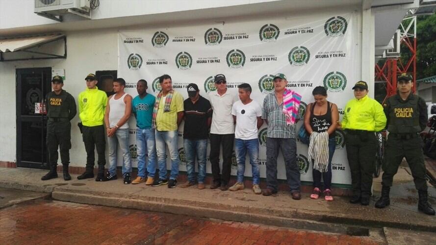 Desarticulan estructura del Clan del Golfo en Guaviare. Foto: Policía Nacional