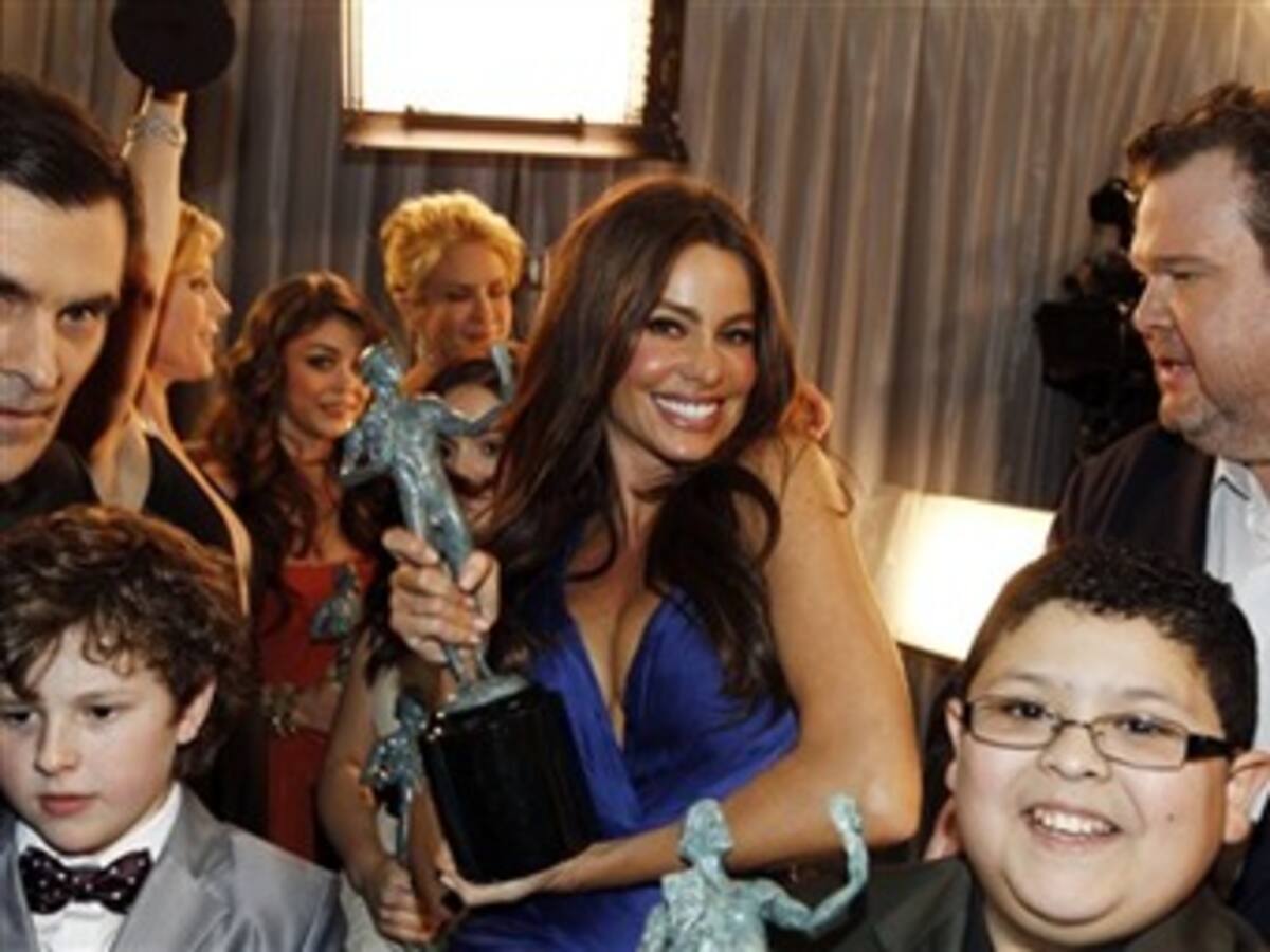 Sindicato de Actores de EEUU entregó a Sofía Vergara el premio de mejor comedia para 'Modern Family'